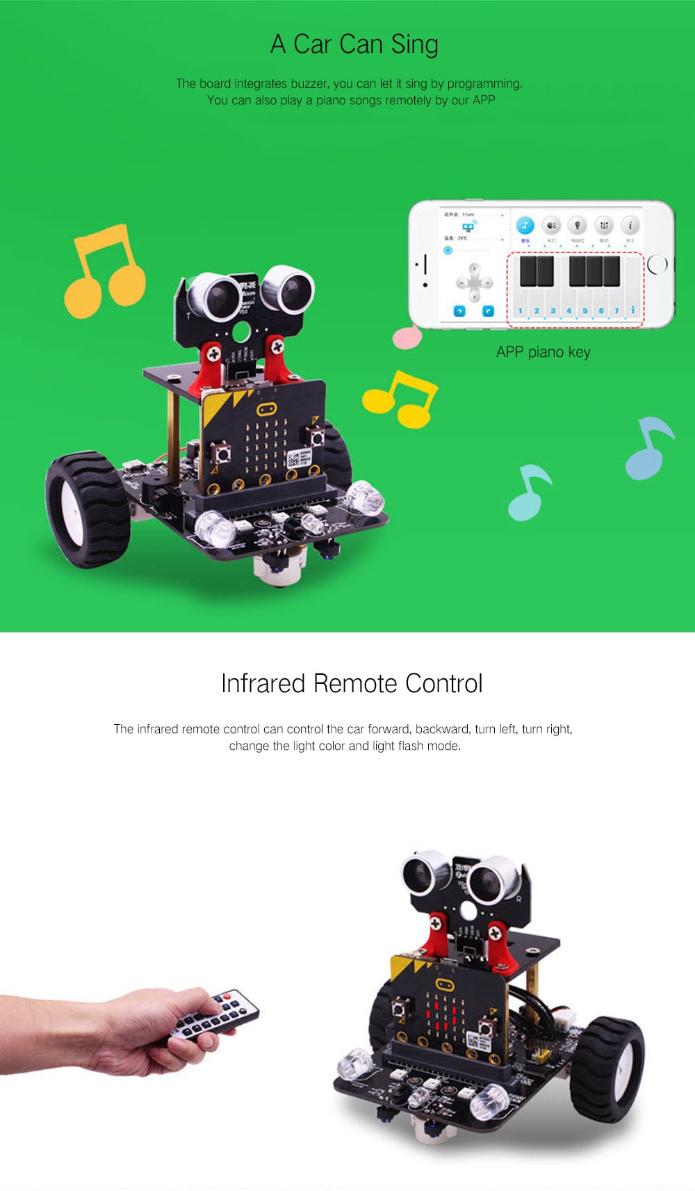 Yahboom Smart Robot Car Kit for Kids BBC Programmable DIY Toys Scientific STEM Education- Black Yahboom Smart Robot Car Kit for Kids BBC Programmable DIY Toys Scientific STEM Education- Black