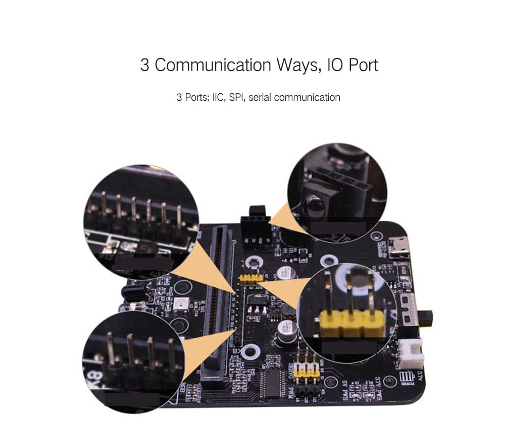 Yahboom Smart Robot Car Kit for Kids BBC Programmable DIY Toys Scientific STEM Education- Black Yahboom Smart Robot Car Kit for Kids BBC Programmable DIY Toys Scientific STEM Education- Black