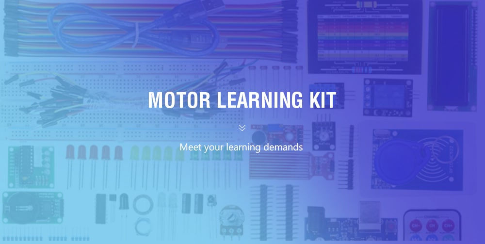 RFID Motor Learning Kit Starter Stepper Driver- Black Without Storage Box RFID Motor Learning Kit Starter Stepper Driver- Black Without Storage Box