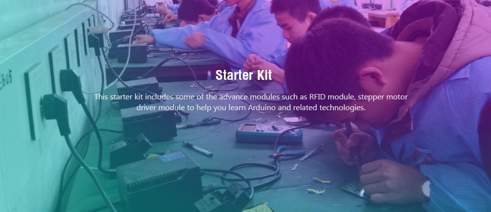 RFID Motor Learning Kit Starter Stepper Driver- Black Without Storage Box RFID Motor Learning Kit Starter Stepper Driver- Black Without Storage Box