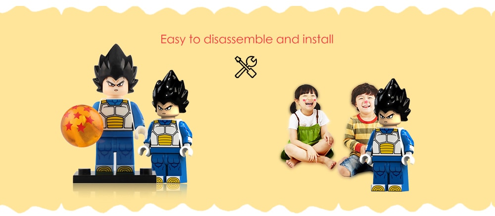 Puzzle Cartoon Man Assembling Block- Sky Blue Puzzle Cartoon Man Assembling Block- Sky Blue