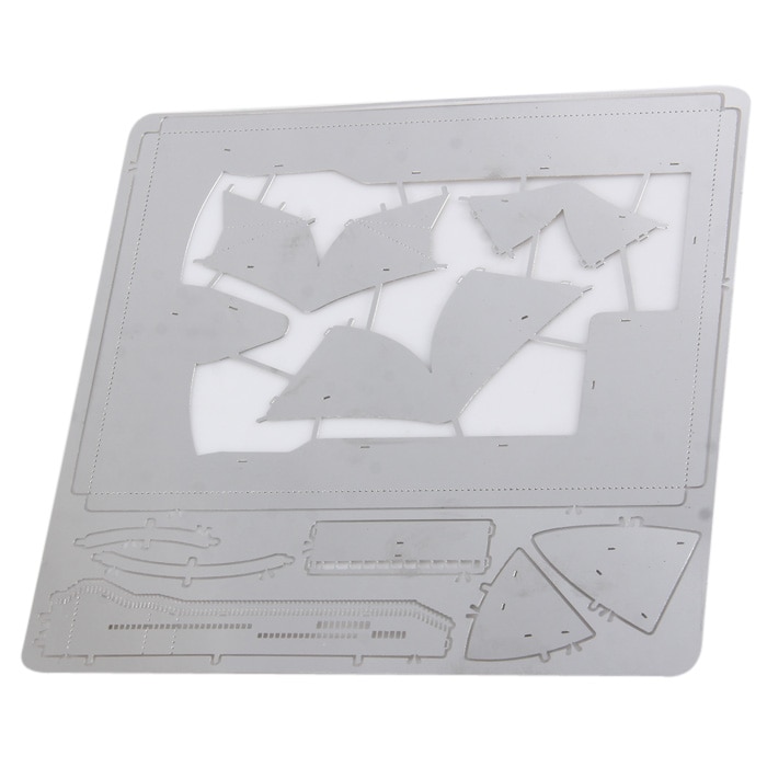 Sydney Opera House Laser Cutting Model 3D Jigsaw Metallic DIY Toy- Silver Sydney Opera House Laser Cutting Model 3D Jigsaw Metallic DIY Toy- Silver