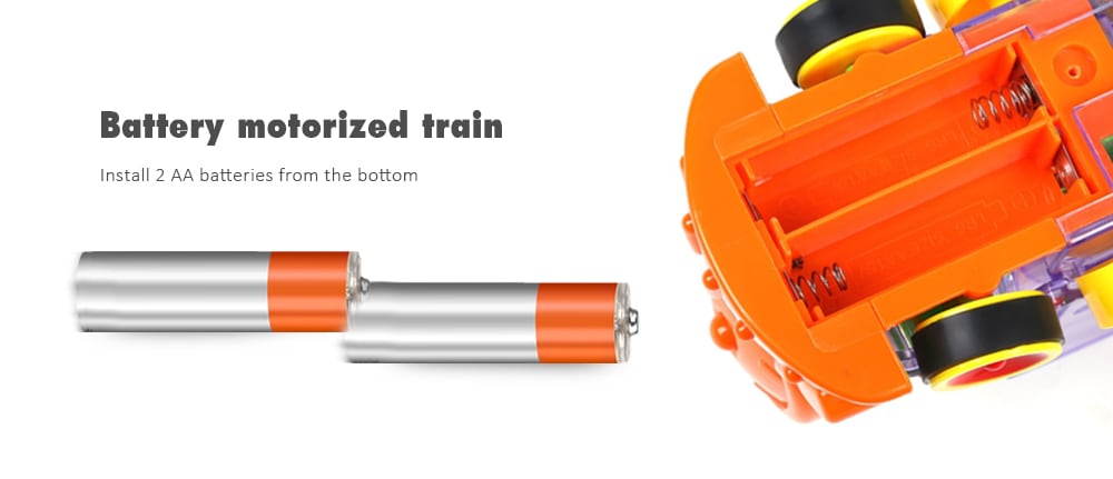 Dominoes Block Train Toy- Multi Dominoes Block Train Toy- Multi