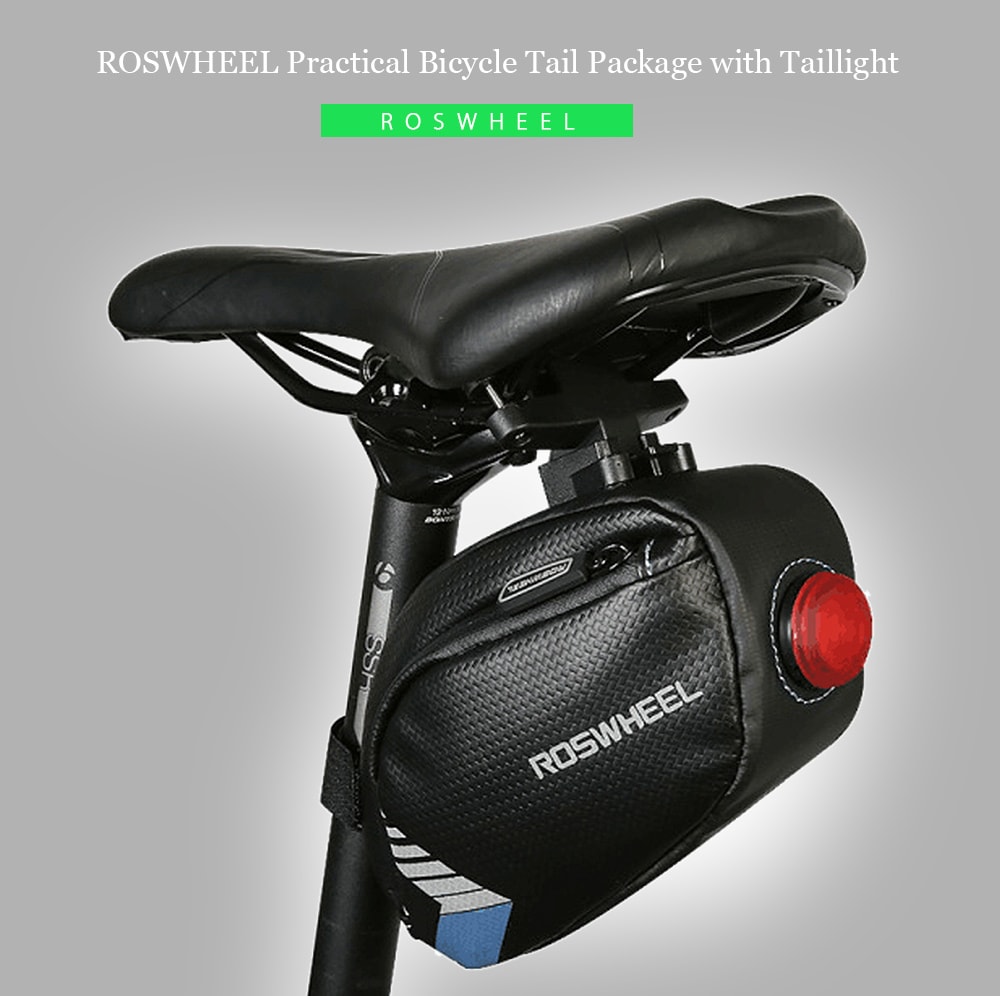 ROSWHEEL Fashionable Bicycle Bag- Black and Green ROSWHEEL Fashionable Bicycle Bag- Black and Green