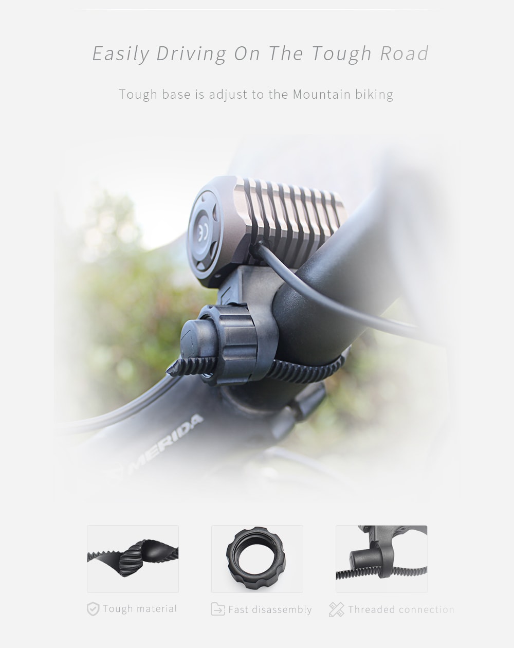 ON THE ROAD MX3-BL (With Line Switch) USB LED Bike Lamp With Battery Pack- Black US Plug + External Battery ON THE ROAD MX3-BL (With Line Switch) USB LED Bike Lamp With Battery Pack- Black US Plug + External Battery