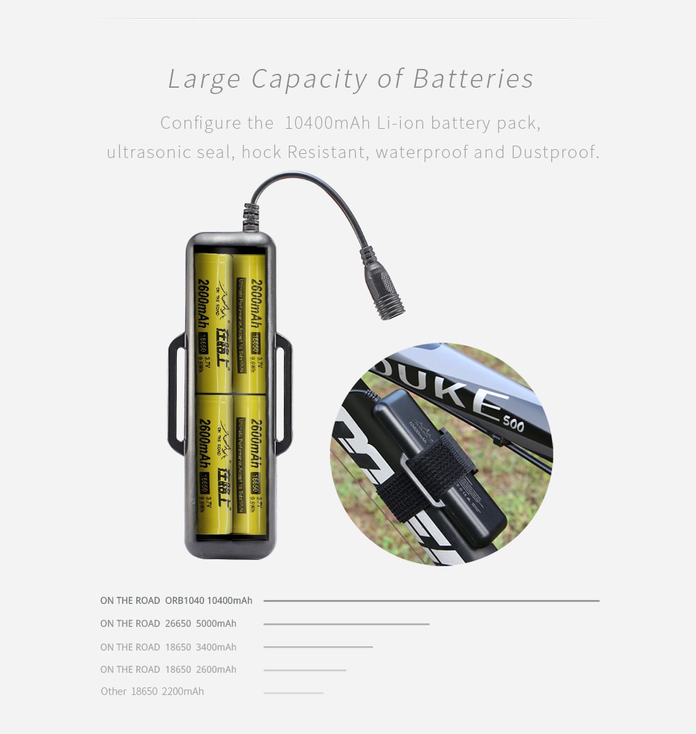 ON THE ROAD MX3-BL (With Line Switch) USB LED Bike Lamp With Battery Pack- Black US Plug + External Battery ON THE ROAD MX3-BL (With Line Switch) USB LED Bike Lamp With Battery Pack- Black US Plug + External Battery