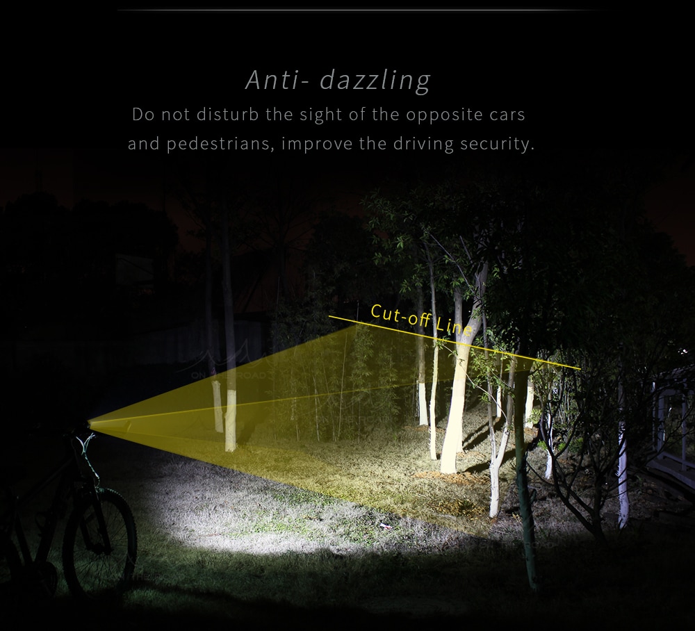 ON THE ROAD MX3-BL (With Line Switch) USB LED Bike Lamp With Battery Pack- Black US Plug + External Battery ON THE ROAD MX3-BL (With Line Switch) USB LED Bike Lamp With Battery Pack- Black US Plug + External Battery