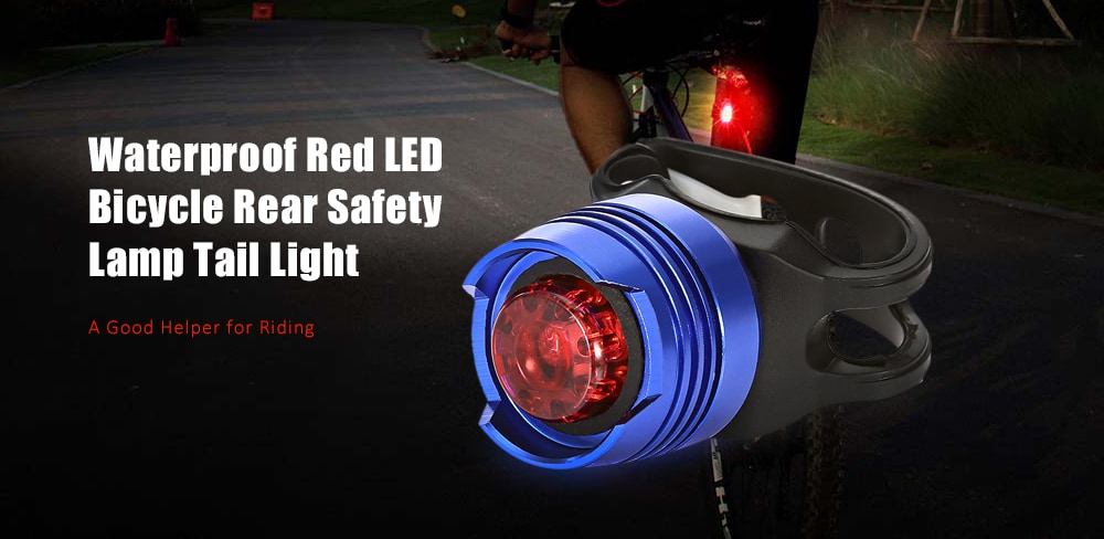 YH - 002 Waterproof Super Bright Red LED Tail Light Bicycle Rear Safety Cycling Lamp - Colormix YH - 002 Waterproof Super Bright Red LED Tail Light Bicycle Rear Safety Cycling Lamp - Colormix