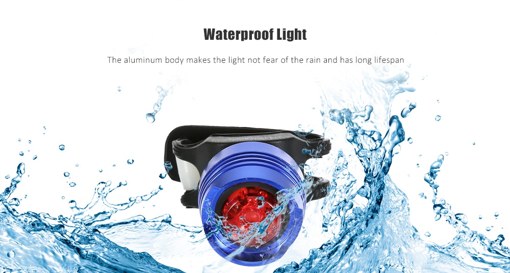 YH - 002 Waterproof Super Bright Red LED Tail Light Bicycle Rear Safety Cycling Lamp - Colormix YH - 002 Waterproof Super Bright Red LED Tail Light Bicycle Rear Safety Cycling Lamp - Colormix