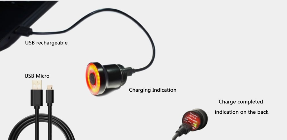 Xlite100 Bicycle Intelligent Induction Brake Lights USB Charging Night Taillights- Black Seat tube Xlite100 Bicycle Intelligent Induction Brake Lights USB Charging Night Taillights- Black Seat tube
