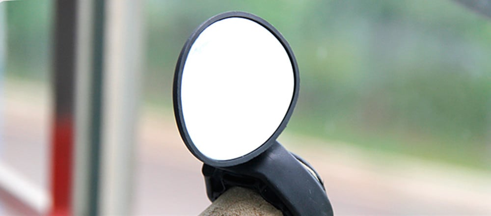 Universal Adjustable 360 Degree Rotate Handlebar Rear View Mirror- Black Universal Adjustable 360 Degree Rotate Handlebar Rear View Mirror- Black