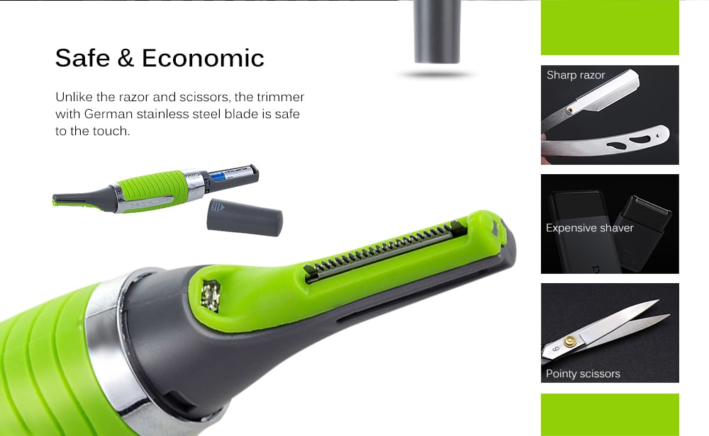 New Magic Max Personal Trimmer Multifunctional Hair Remover for Men- Green New Magic Max Personal Trimmer Multifunctional Hair Remover for Men- Green
