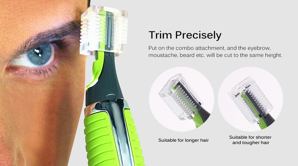 New Magic Max Personal Trimmer Multifunctional Hair Remover for Men- Green New Magic Max Personal Trimmer Multifunctional Hair Remover for Men- Green
