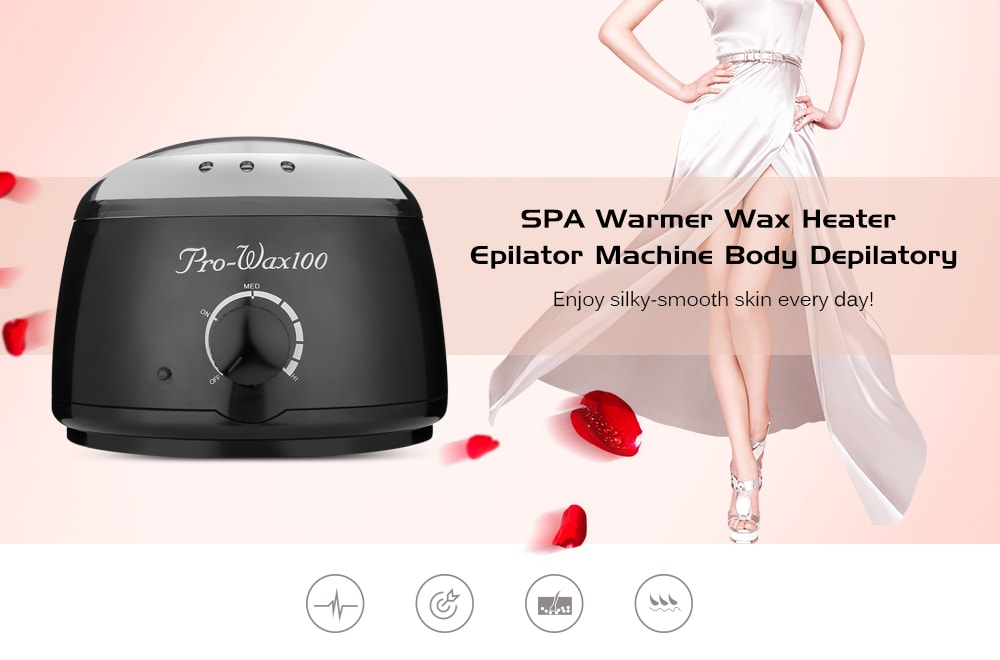 SPA Hands Feet Epilator Depilatory Wax Machine Warmer Heater- Black EU Plug SPA Hands Feet Epilator Depilatory Wax Machine Warmer Heater- Black EU Plug