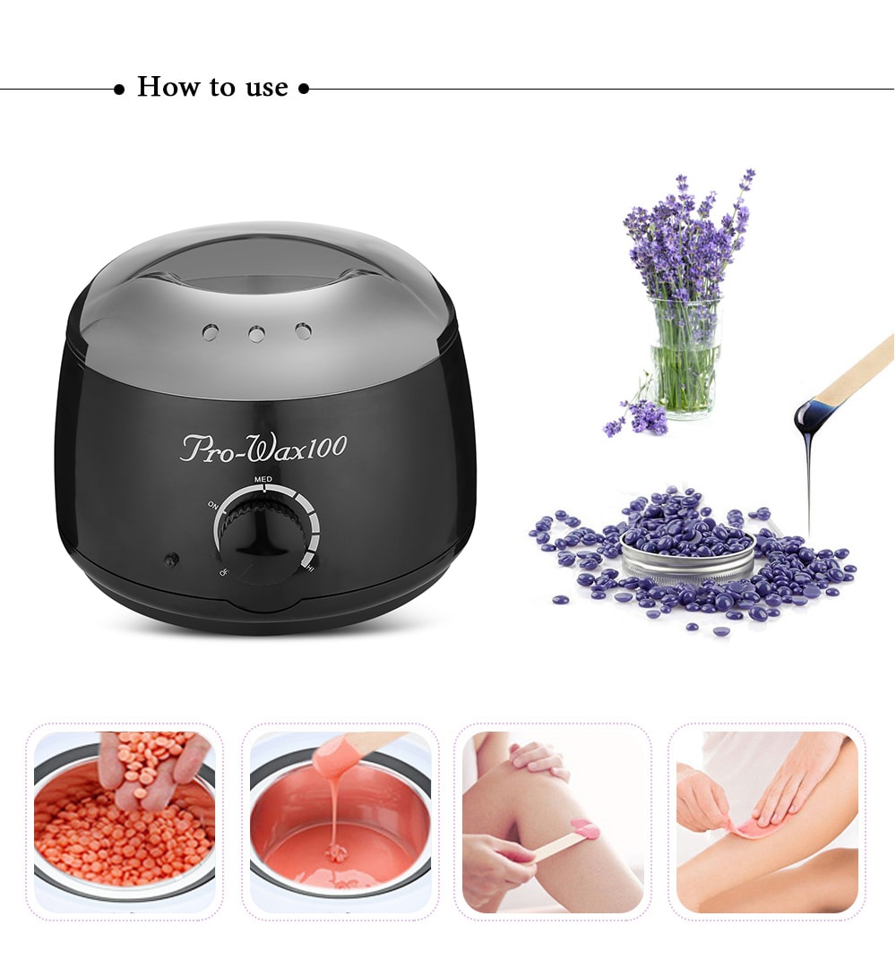 SPA Hands Feet Epilator Depilatory Wax Machine Warmer Heater- Black EU Plug SPA Hands Feet Epilator Depilatory Wax Machine Warmer Heater- Black EU Plug