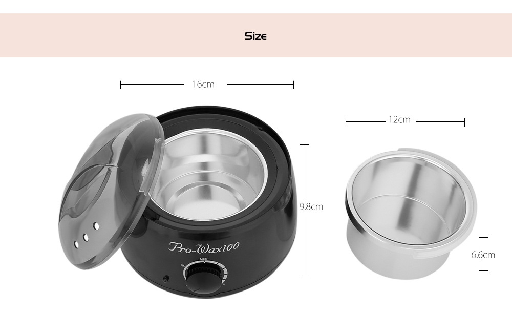 SPA Hands Feet Epilator Depilatory Wax Machine Warmer Heater- Black EU Plug SPA Hands Feet Epilator Depilatory Wax Machine Warmer Heater- Black EU Plug