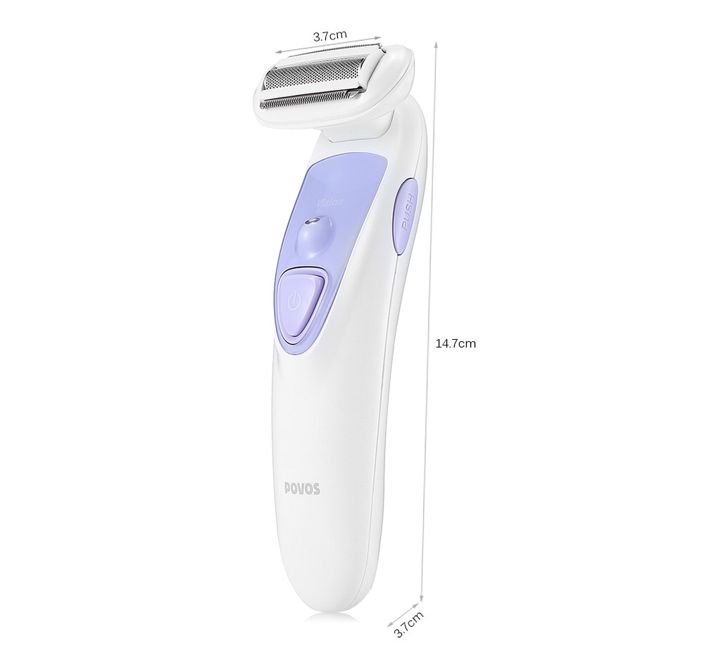 POVOS PS1086 Lady Body Electric Shaver Hair Removal Rechargeable Epilator- White POVOS PS1086 Lady Body Electric Shaver Hair Removal Rechargeable Epilator- White