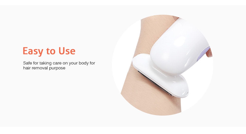 POVOS PS1086 Lady Body Electric Shaver Hair Removal Rechargeable Epilator- White POVOS PS1086 Lady Body Electric Shaver Hair Removal Rechargeable Epilator- White