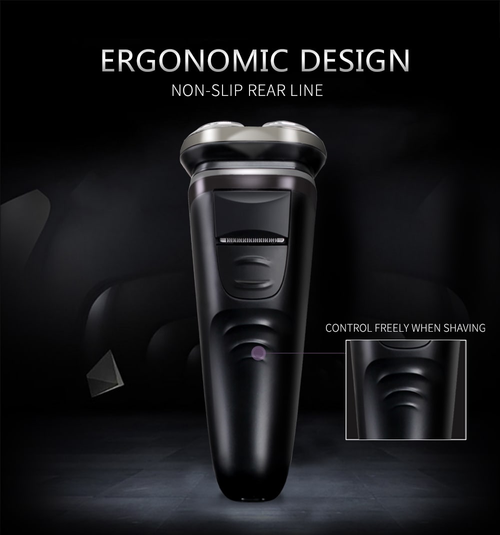 YOURS Three Blade Electric Shaver Rechargeable Razor Man Purple T76- Violet YOURS Three Blade Electric Shaver Rechargeable Razor Man Purple T76- Violet