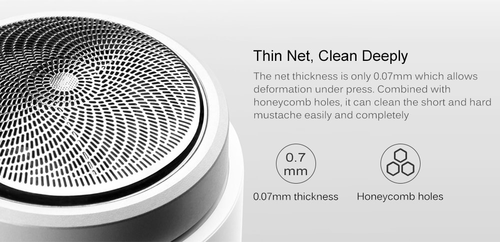 SO WHITE ED1 Mini Pocket Deep Clean Long Duration Electric Shaver from Xiaomi youpin- White SO WHITE ED1 Mini Pocket Deep Clean Long Duration Electric Shaver from Xiaomi youpin- White