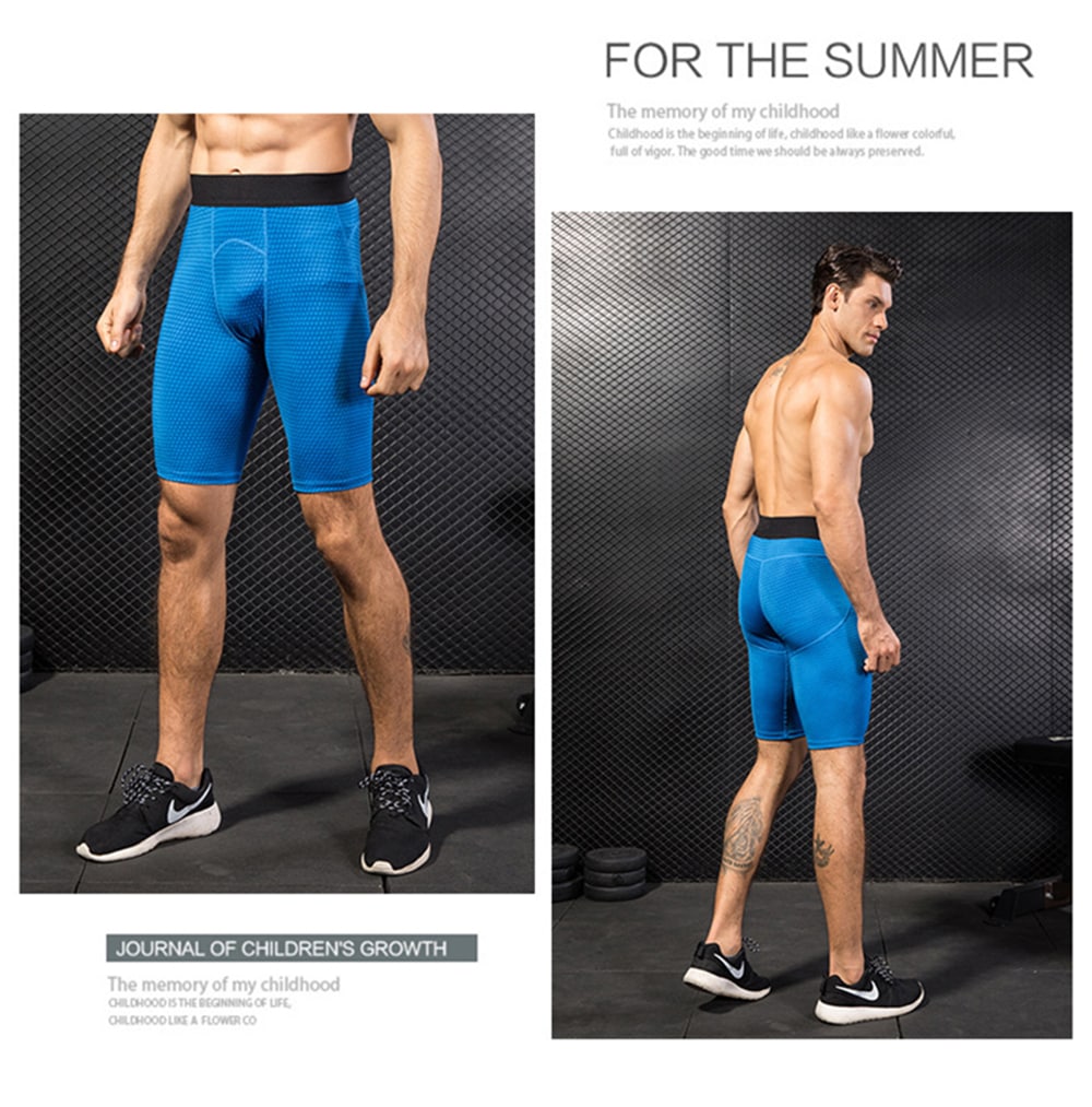 Quickly Dry Gym Sport Train Men'S Jogging Compression Tight Running Short- Red L Quickly Dry Gym Sport Train Men'S Jogging Compression Tight Running Short- Red L