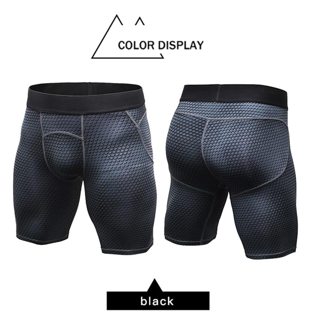 Quickly Dry Gym Sport Train Men'S Jogging Compression Tight Running Short- Red L Quickly Dry Gym Sport Train Men'S Jogging Compression Tight Running Short- Red L