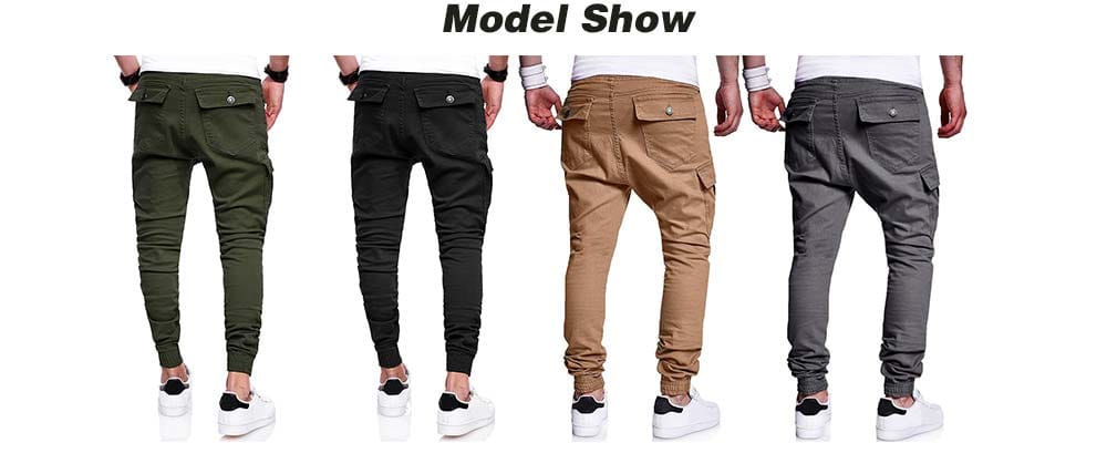 Fashion Solid Color Pleated Tether Belt Harem Casual Feet Pants for Men- Tiger Orange XL Fashion Solid Color Pleated Tether Belt Harem Casual Feet Pants for Men- Tiger Orange XL