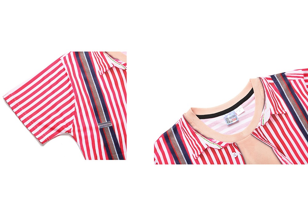 Sexy Short-sleeved Print Men Muscles Motif T-shirt- Multi-A S Sexy Short-sleeved Print Men Muscles Motif T-shirt- Multi-A S