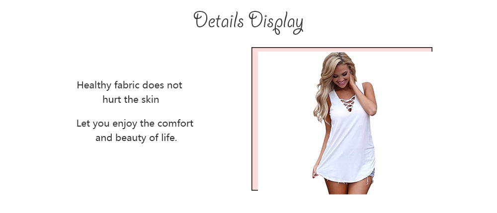 Women V-neck Cross Strap Off-shoulder Sleeveless Vest- Red Wine XL Women V-neck Cross Strap Off-shoulder Sleeveless Vest- Red Wine XL