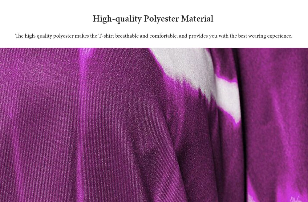 Women's T-shirt Casual Off-shoulder Striped Print Lace Stitching - Purple S Women's T-shirt Casual Off-shoulder Striped Print Lace Stitching - Purple S