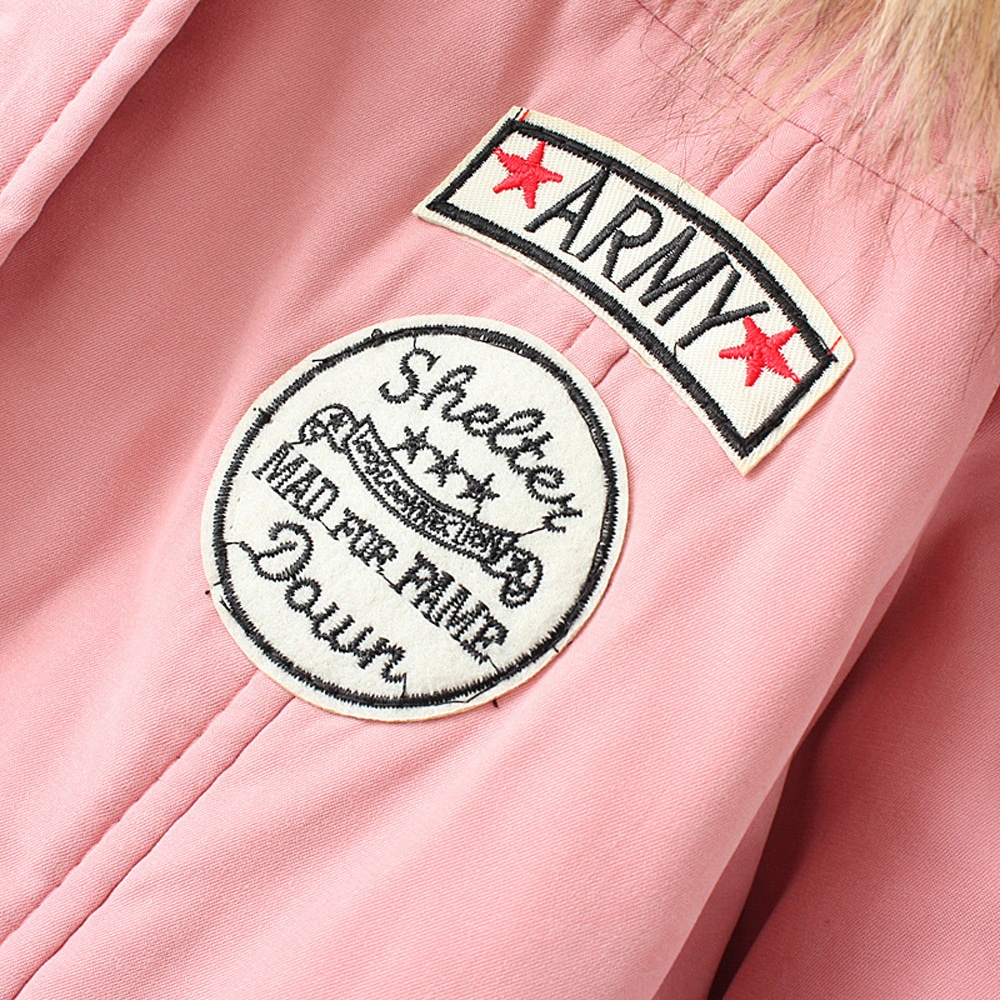 Women's Hooded Drawstring Elastic Waist Front Pokets Thicken Coat- Pink 2XL Women's Hooded Drawstring Elastic Waist Front Pokets Thicken Coat- Pink 2XL