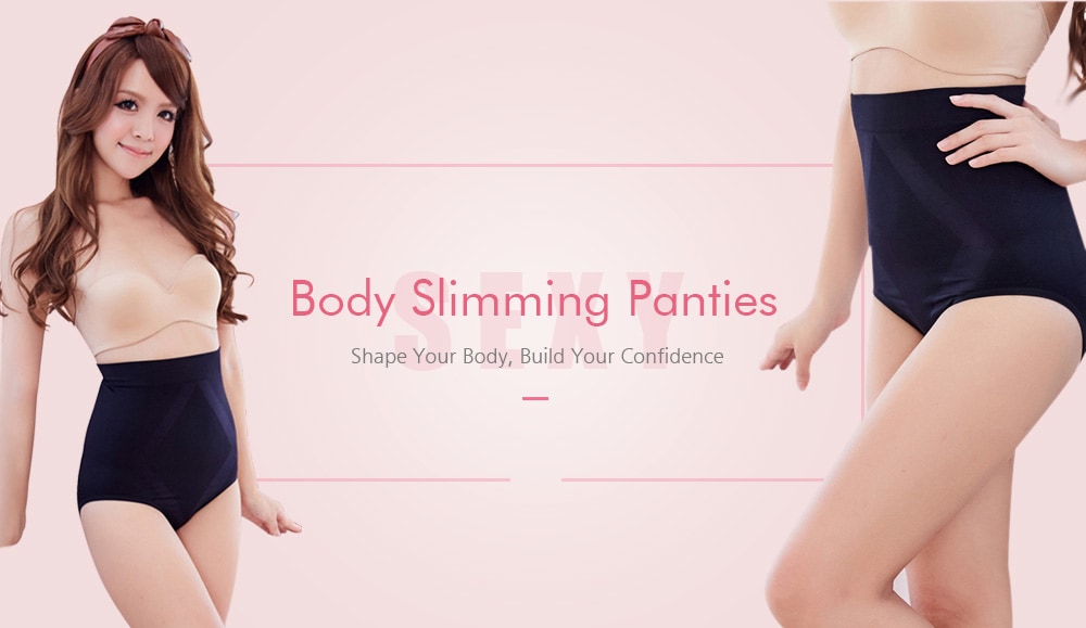 Fashion Women High Waist No Trace Body Shape Slimming Pant- Black L Fashion Women High Waist No Trace Body Shape Slimming Pant- Black L