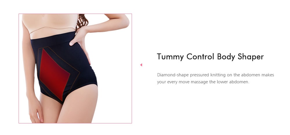 Fashion Women High Waist No Trace Body Shape Slimming Pant- Black L Fashion Women High Waist No Trace Body Shape Slimming Pant- Black L