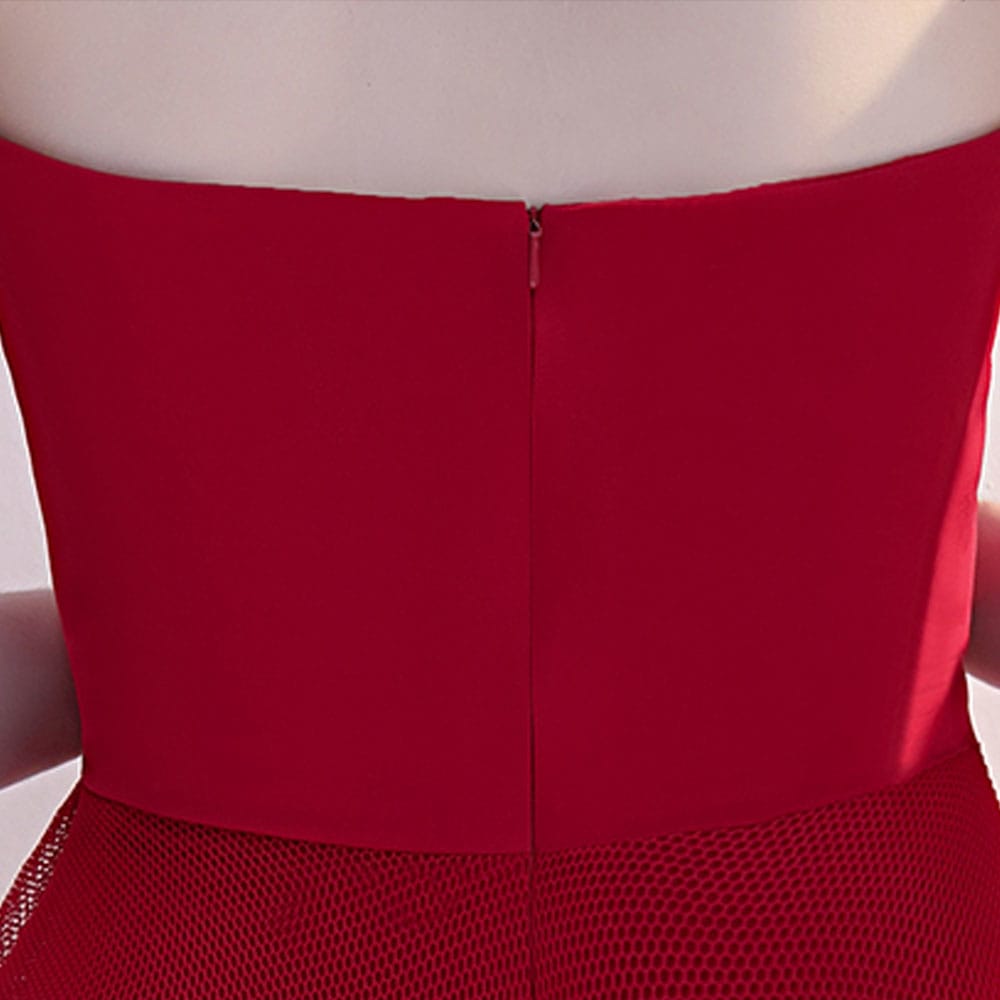Sexy Fishtail Evening Dress- Red S Sexy Fishtail Evening Dress- Red S