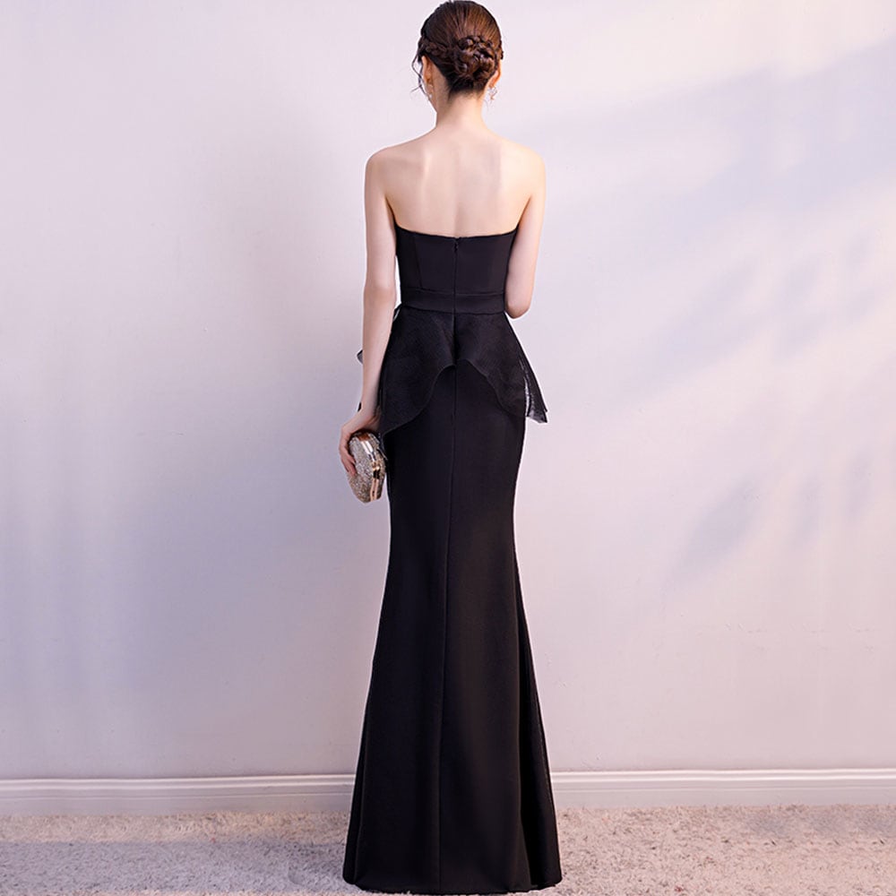 Sexy Fishtail Evening Dress- Red S Sexy Fishtail Evening Dress- Red S