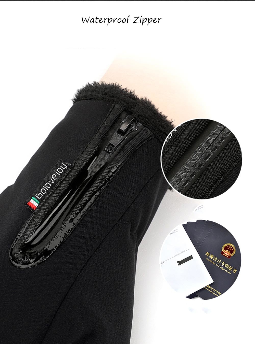 Outdoor Climbing Riding Screen Touching Gloves for Winter Use 2pcs- Gray S Outdoor Climbing Riding Screen Touching Gloves for Winter Use 2pcs- Gray S
