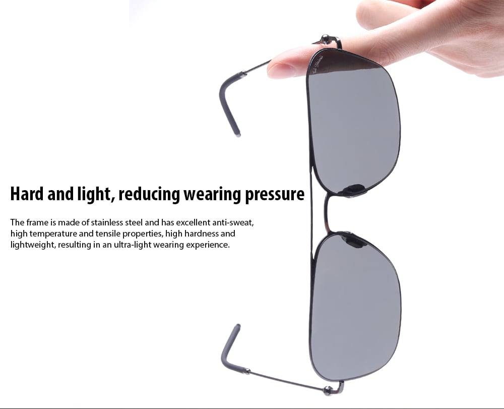Retro Model TS Sunglasses from Xiaomi youpin- Gray Retro Model TS Sunglasses from Xiaomi youpin- Gray