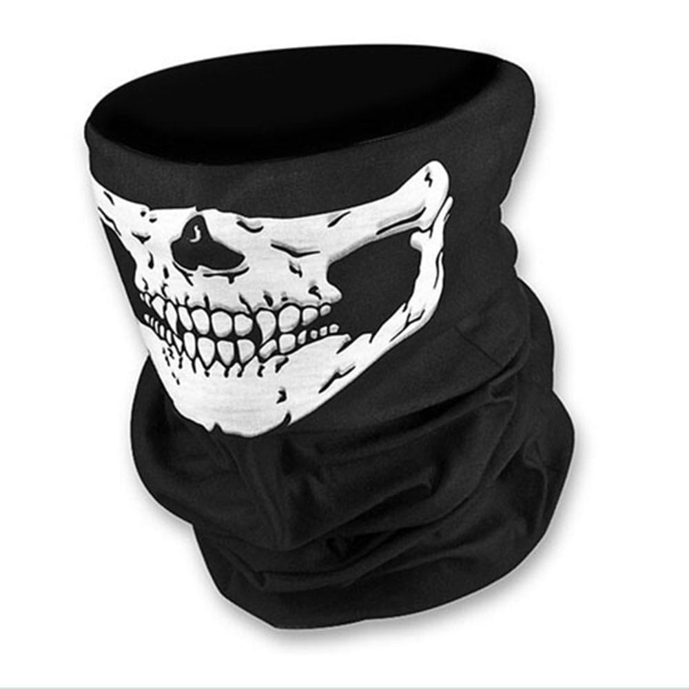 Skull Bandana Bike Motorcycle Helmet Neck Face Mask Paintball Ski Sport Headband- Black Skull Bandana Bike Motorcycle Helmet Neck Face Mask Paintball Ski Sport Headband- Black