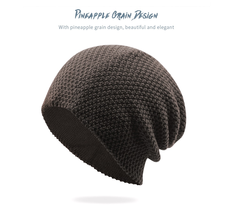 Outdoor Thicken Slouchy Knit Beanie- Coffee Outdoor Thicken Slouchy Knit Beanie- Coffee