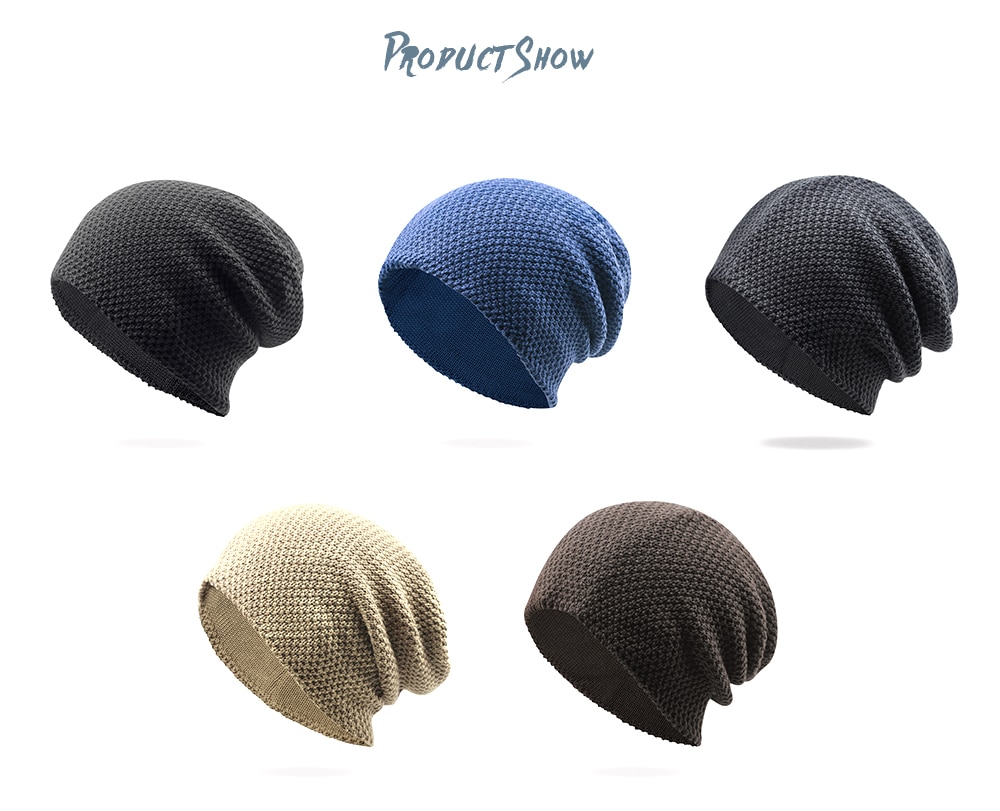 Outdoor Thicken Slouchy Knit Beanie- Coffee Outdoor Thicken Slouchy Knit Beanie- Coffee