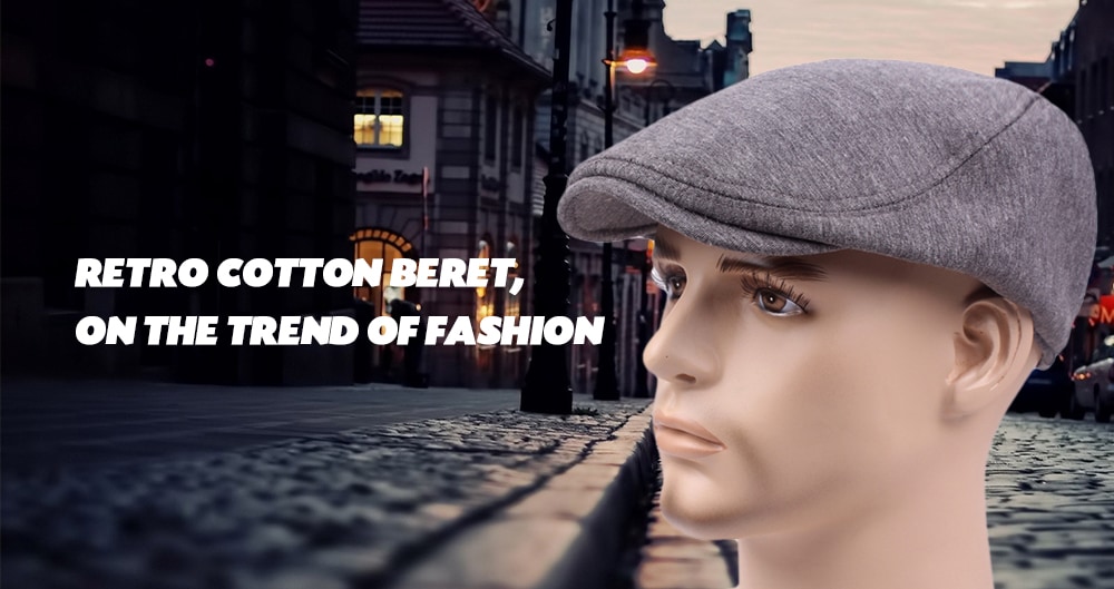 Wool Simple Casual Retro Beret- Black Wool Simple Casual Retro Beret- Black