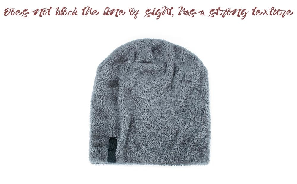 Tide Knit Wool Winter Plus Velvet Warm Hook Head Men's Outdoor Cap- Black Tide Knit Wool Winter Plus Velvet Warm Hook Head Men's Outdoor Cap- Black
