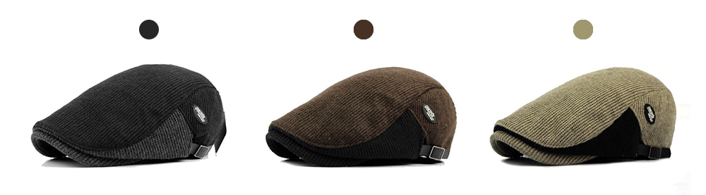 Thickened Exquisite Beret for Man- Black Thickened Exquisite Beret for Man- Black