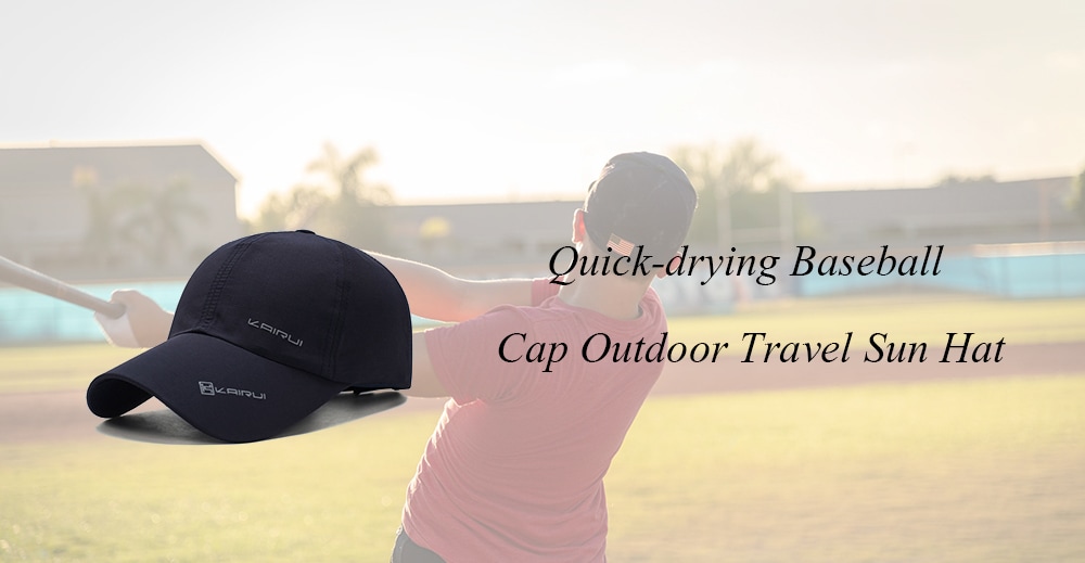 Quick-drying Baseball Cap Outdoor Travel Sun Hat- Khaki Quick-drying Baseball Cap Outdoor Travel Sun Hat- Khaki