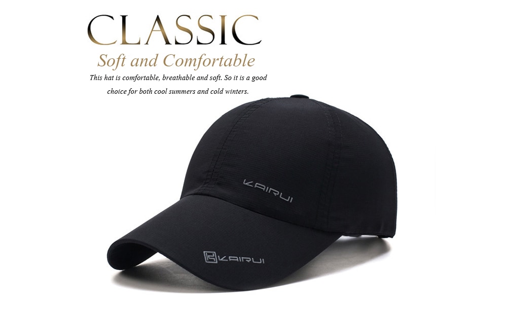 Quick-drying Baseball Cap Outdoor Travel Sun Hat- Khaki Quick-drying Baseball Cap Outdoor Travel Sun Hat- Khaki