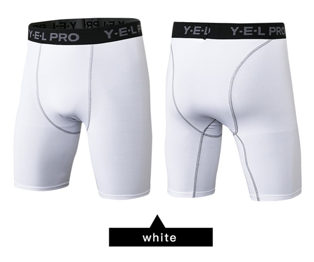 Quick Dry Gym Sport Men's Shorts Jogging Compression Tights Running Shorts- Blue L Quick Dry Gym Sport Men's Shorts Jogging Compression Tights Running Shorts- Blue L