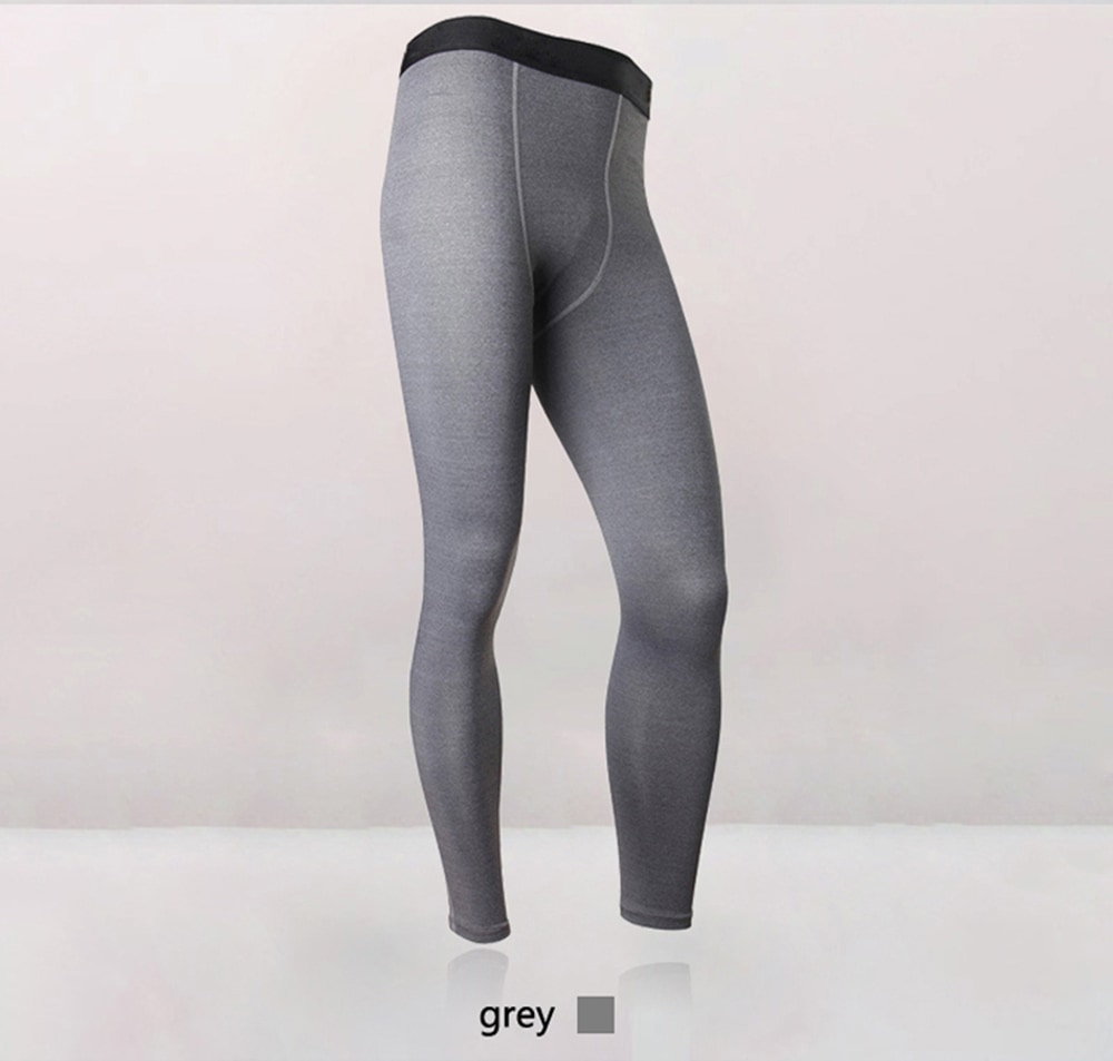 Quick Dry Running Compression Training Fitness Tights Men Gym Sport Leggings- Red L Quick Dry Running Compression Training Fitness Tights Men Gym Sport Leggings- Red L
