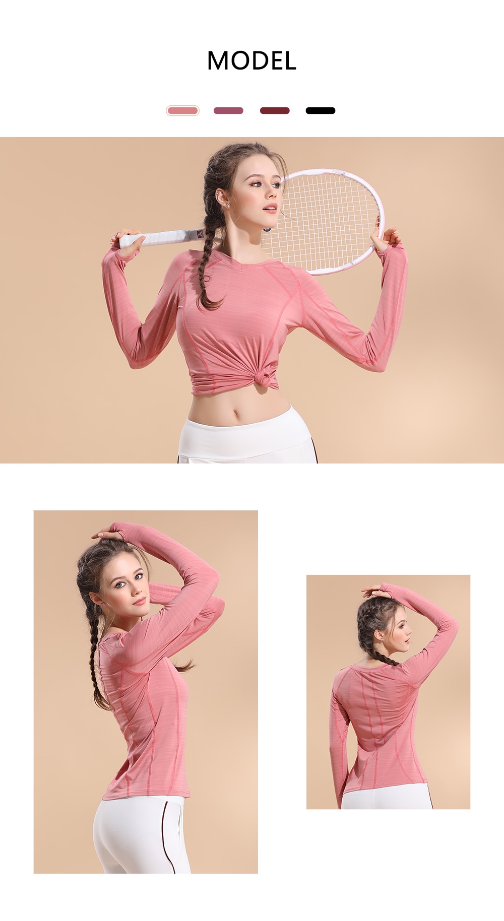 Running Shirt Long Sleeve Activewear Sweat-Wicking Soft Quick Dry- Black M Running Shirt Long Sleeve Activewear Sweat-Wicking Soft Quick Dry- Black M