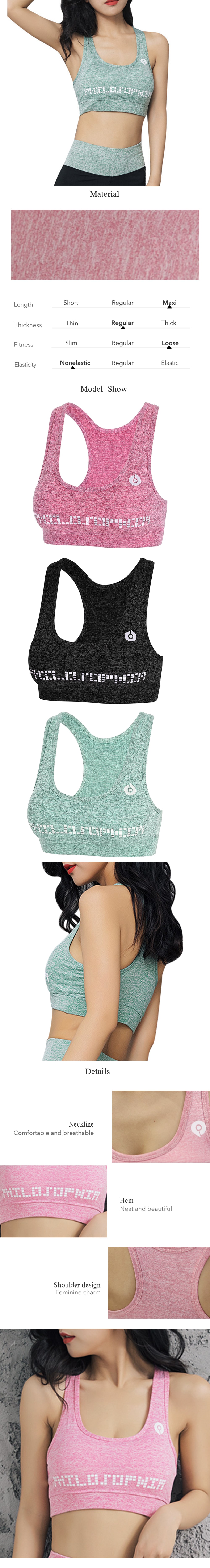 Women's Sports Bra Trendy Shockproof Yoga Fitness Comfy Breathable Bra- Pink XL Women's Sports Bra Trendy Shockproof Yoga Fitness Comfy Breathable Bra- Pink XL
