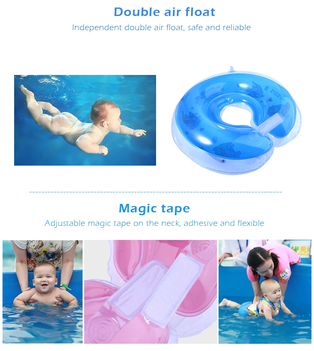 Summer Sea Baby Swimming Circle Inflatable Neck Float Bathing Safety Tube Ring- Yellow Summer Sea Baby Swimming Circle Inflatable Neck Float Bathing Safety Tube Ring- Yellow